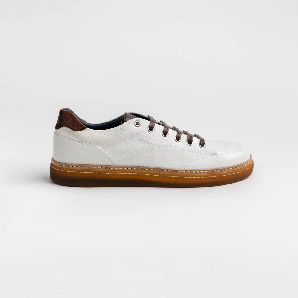NEW SCARPE DI BIANCO men's imola ciana sneaker in white